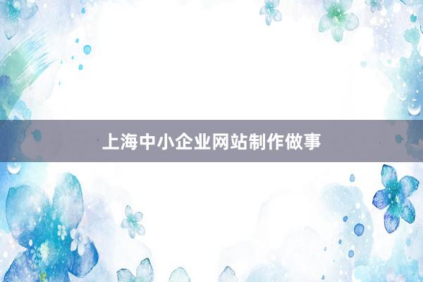 上海中小企业网站制作做事