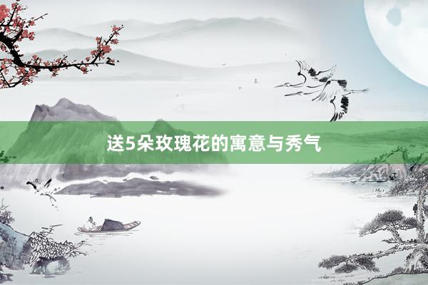 送5朵玫瑰花的寓意与秀气